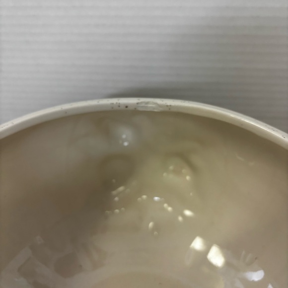 Vintage Strawberry Design Hand Painted Ceramic Bowl Planter - Picture 6 of 10